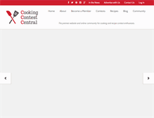 Tablet Screenshot of cookingcontestcentral.com
